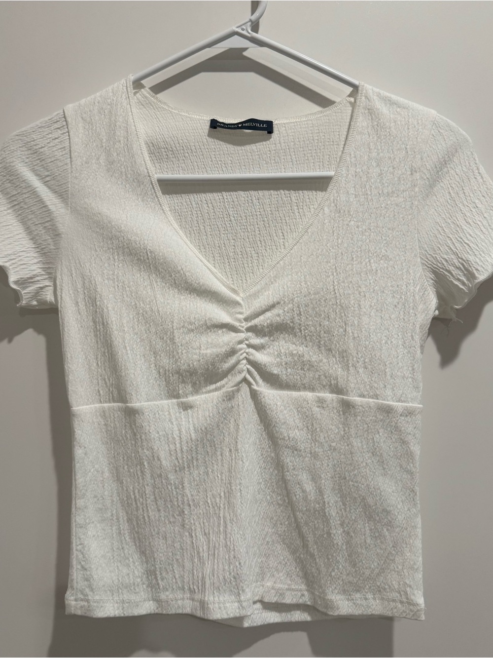 Brandy Melville Smocked Tee
